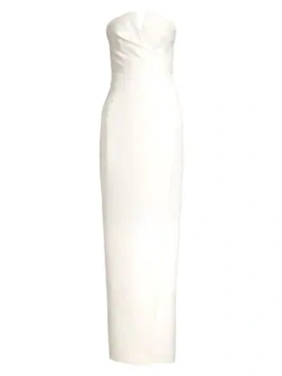 Jay Godfrey Women's Darcy Strapless Column Gown In White