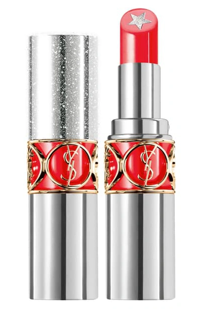 Saint Laurent Rock 'n Shine Lipstick In 5 Fearless Coral