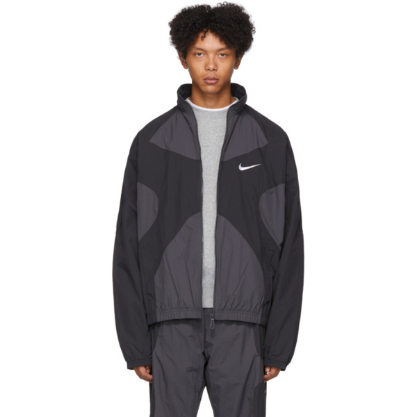 nike black casual jacket