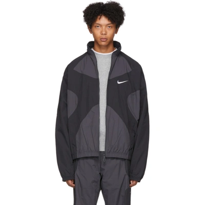 Nike Re Issue Jkt Casual Jacket In Black Tech/synthetic