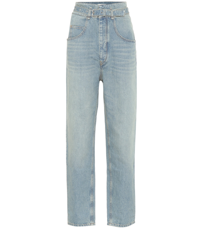 Isabel Marant Étoile Gloria High-rise Straight Jeans In Blue