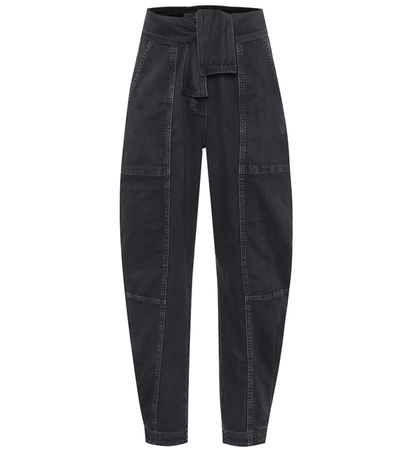 Ulla Johnson Storm High-rise Carrot Jeans In Black