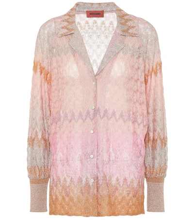 Missoni Knit Shirt In Pink