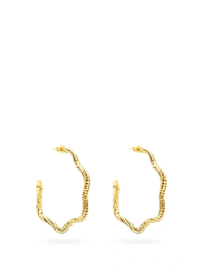 Aurelie Bidermann Tao Gold-plated Snake Earrings