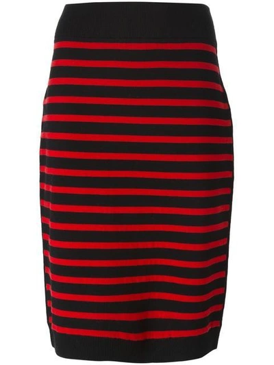 Marc By Marc Jacobs Striped Knit Pencil Skirt