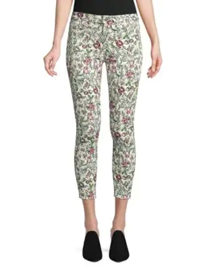 L Agence Women's Margot High Rise Floral Skinny Jeans In Hand Drawn Floral
