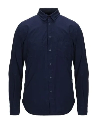 Aspesi Shirts In Dark Blue