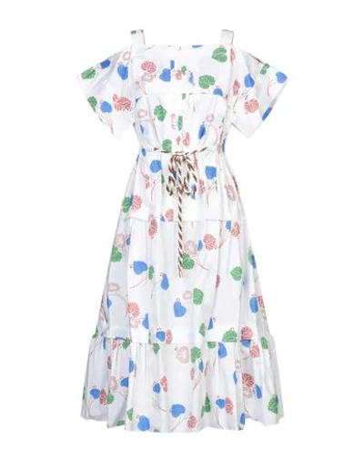 Peter Pilotto Midi Dress In White