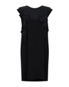 Antonelli Short Dresses In Black
