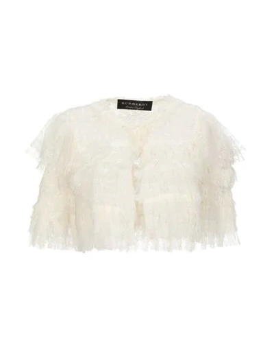 Burberry Capes & Ponchos In Ivory