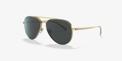 Versace Unisex Aviator Sunglasses, 59mm In Dark Grey
