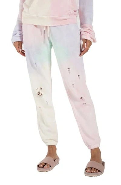 N:philanthropy N:philanthorpy Derby Jogger Trousers In Sherbert Rainbow Tie Dye