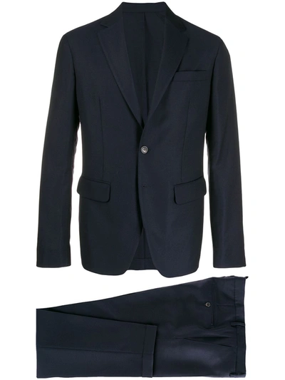 Dsquared2 Navy Two Button Suit In Blue