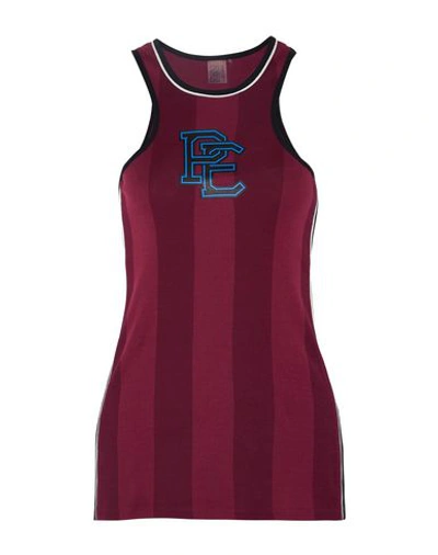 P.e Nation Tank Tops In Maroon
