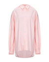 Y/project Shirts In Salmon Pink