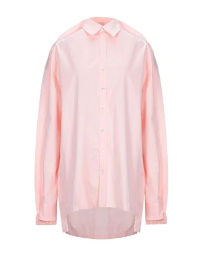 Y/project Shirts In Salmon Pink