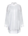 Poiret Solid Color Shirts & Blouses In White