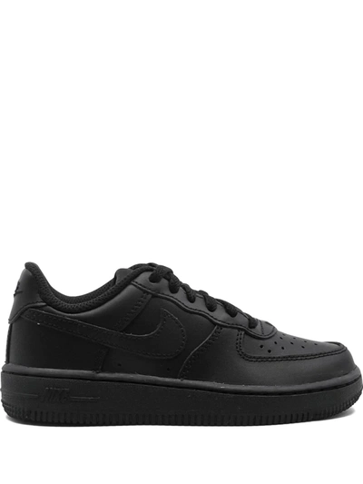 Nike Air Force 1 Low-top Sneakers In Black/black