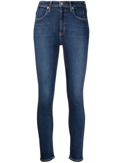 Calvin Klein Jeans Est.1978 High-waist Super Skinny Jeans In Pacific