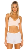 Free People Sage Longline Bralette In Nude