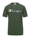 Champion T-shirts In Green