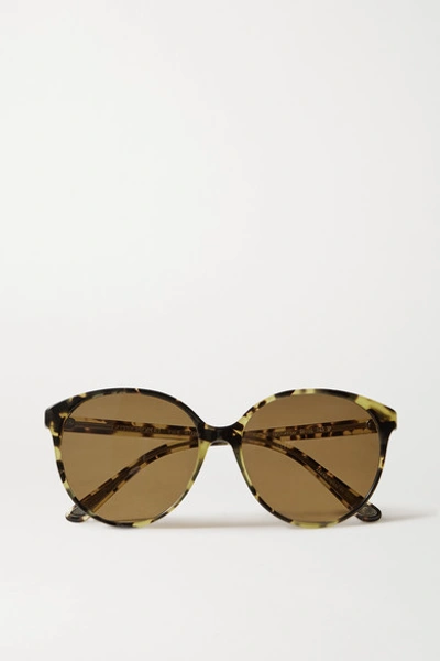 The Row + Oliver Peoples Brooktree Round-frame Acetate Sunglasses In Tortoiseshell