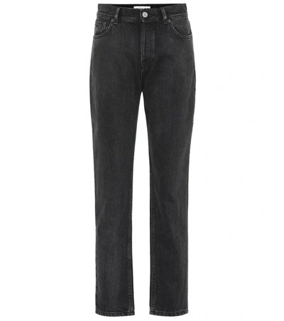 Balenciaga High-rise Straight Jeans In Black
