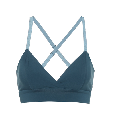 Live The Process V Sports Bra In Blue