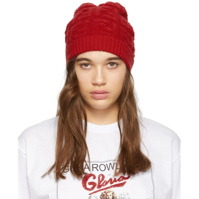 Fendi Red Forever  Beanie In F0qc9 Red