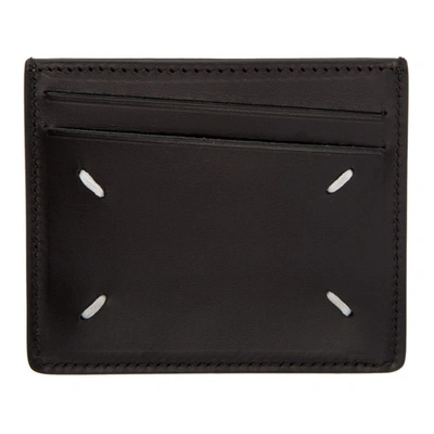 Maison Margiela Colour-block Leather Cardholder In H1527 Whtbl