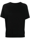 Mm6 Maison Margiela Short Sleeved Sweatshirt In Nero