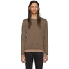 Fendi Intarsia Knitted Ff Motif Sweater In Noce Wood