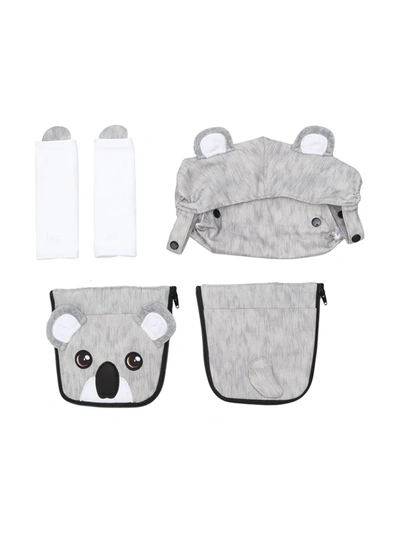 Dolce & Gabbana Kids' 'koala' Taschen-set In Grey
