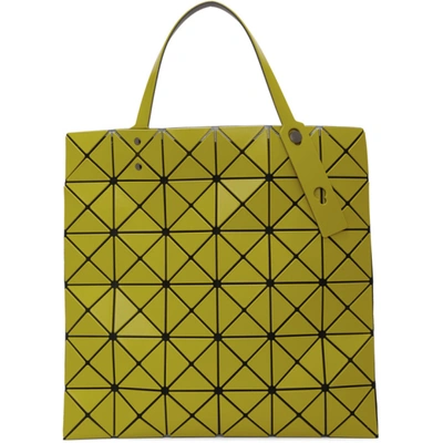 Bao Bao Issey Miyake Bao Bao Issey Issey Miyake Lucent Matte Tote In 51 Limeyllw