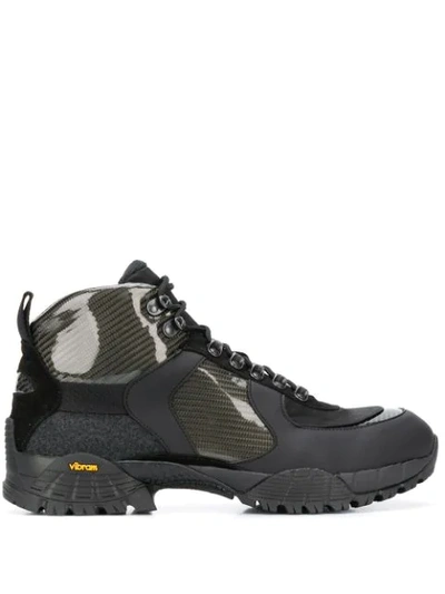 Alyx Vibram Sole Hiking Boots In Black
