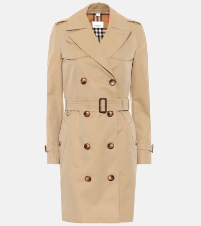 Burberry The Short Islington Trench Coat In Brown