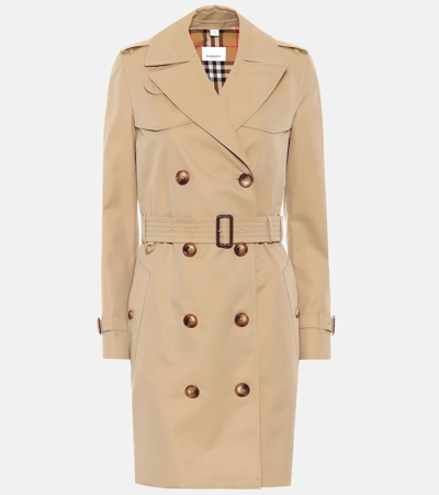 Burberry The Short Islington Trench Coat In Beige