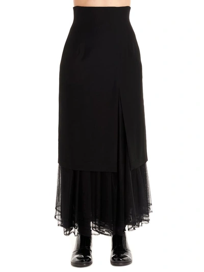 Comme Des Garçons X Noir Kei Ninomiya Layered Skirt In Black