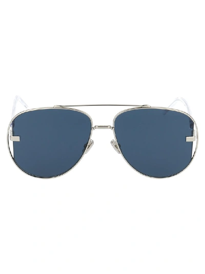 Dior Eyewear Aviator Frame Sunglasses In Silver