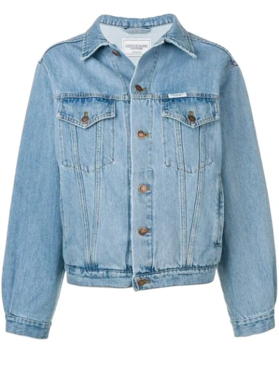 Forte Dei Marmi Couture 'super Mama' Denim Jacket In Blue