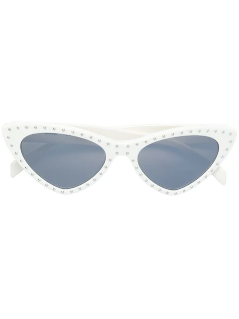 moschino 52mm studded cat eye sunglasses