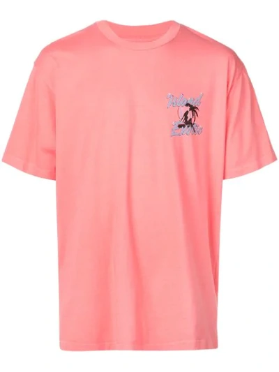 Just Don Island Exotic Print T-shirt In Pink