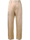 Jejia Camille Cropped Trousers In Beige