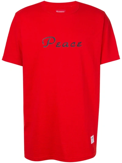 Supreme Peace T-shirt In Red