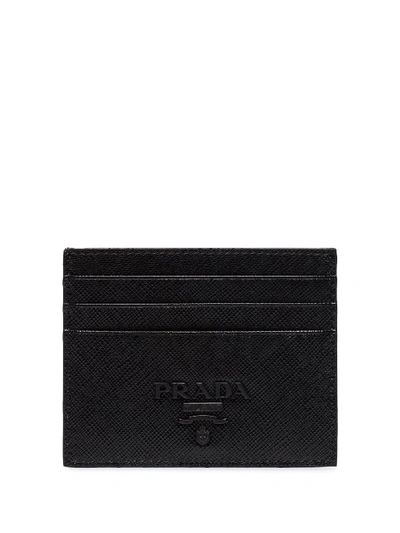 Prada Black Saffiano Leather Card Holder