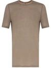 Rick Owens Long-line Relaxed T-shirt In Green