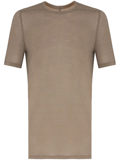 Rick Owens Long-line Relaxed T-shirt In Green