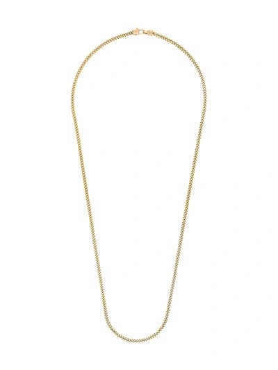 Tom Wood Gold-plated Curb L Chain Necklace