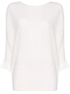 Chloé Lace-trimmed Ribbed-knit Jumper In White