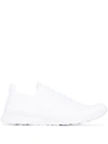 Apl Athletic Propulsion Labs Techloom Breeze Knit Mesh Sneakers In White